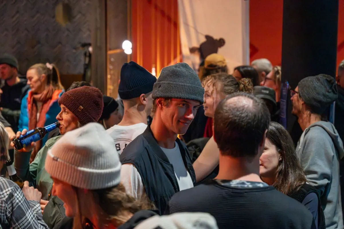 Gäste im Gespräch beim Flims Mountain Films Festival 2025